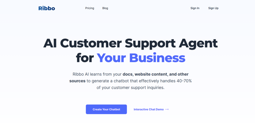 Ribbo AI: Revolutionizing Customer Support with AI-Powered Chatbots