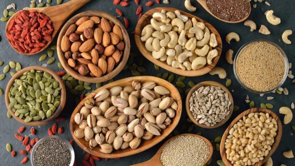 Nuts and seeds brain-boosting Food