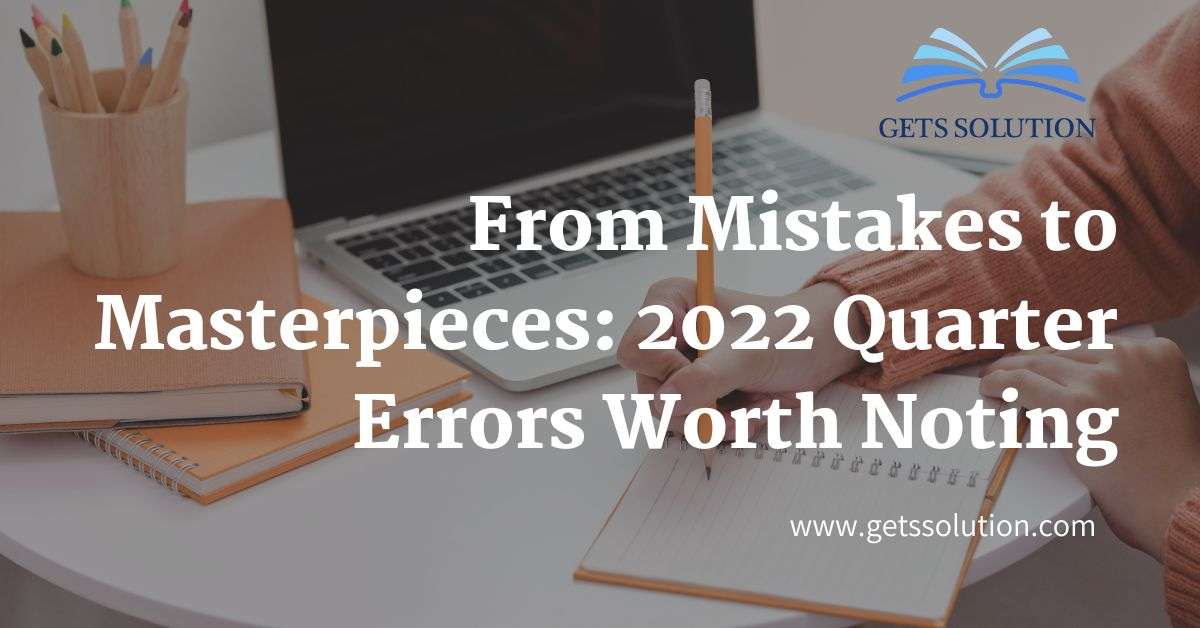 2022 Quarter Errors